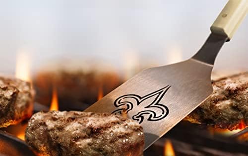 YouTheFan NFL New Orleans Saints Spirit Series 3-Piece BBQ Set , Stainless Steel , 22" x 9" - Image 3
