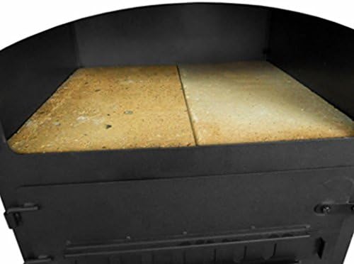 Tidyard Outdoor Pizza Oven, Charcoal Fired with 2 Fireclay Stones, 22.8x24x80.7 Inch Steel Oven with Thermometer and Removable Tray for Backyard Baking and Cooking - Image 4