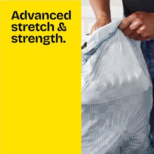 Glad ForceFlex Tall Kitchen Drawstring Trash Bags, 13 Gal, Fragrance Free, 40 Ct (Package May Vary) - Image 3