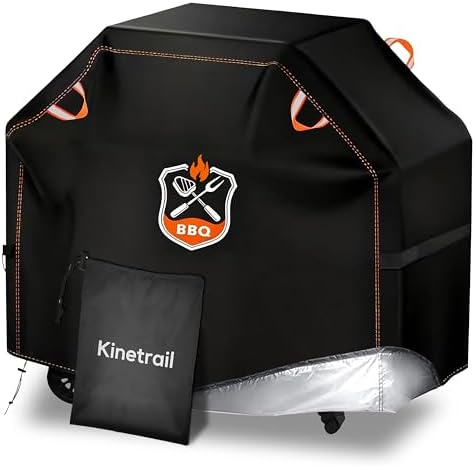 Grill Cover, Universal 48" BBQ Grill Cover for Outdoor Grill, Waterproof, Weather Resistant, Fade Resistant Gas Grill Cover with Adjustable Double Straps for Weber, Char-broil, Nexgrill, etc by Unknown