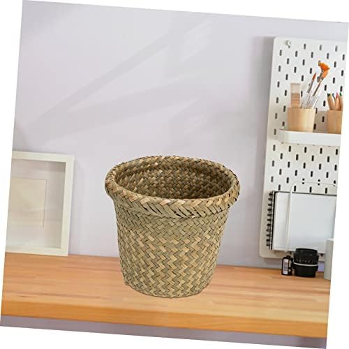 Outdoor Woven Storage Basket Natural Trash Holder for Home Decor Picnic and Household Storage Versatile and for Fruits Vegetables and Snacks - Image 4