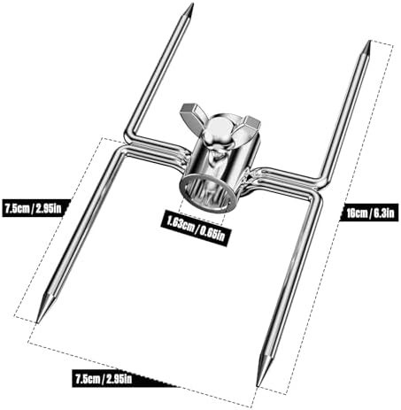 onlyfire Universal 2-Pronged Rotisserie Meat Forks For Grills, 2pcs - Image 2