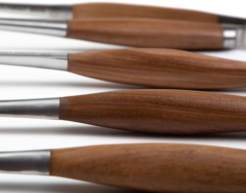 Schmidt Brothers - BBQ Bonded Teak 4 Piece Grilling Accessory Set, Full-Forged Stainless Steel Grilling Utensils Including Spatula, Fork, Basting Brush, and Tongs with All Wood Handles - Image 4