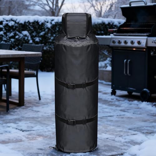 Propane Tank Winter Cover 100lb Gas Van Insulated Storage - Image 3