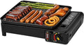 Portable Butane Stove Dual Fuel Gas BBQ Grill with Case & Stainless Grate by YINMANQ