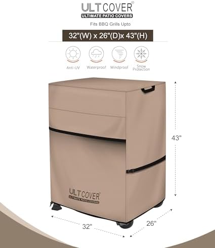 ULTCOVER Waterproof BBQ Grill Cover 32 inch - Image 2
