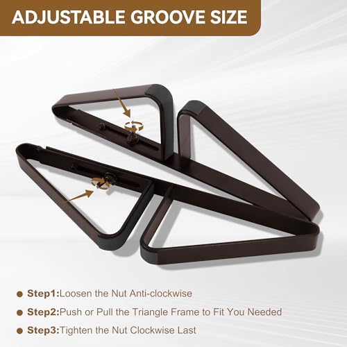 PUPETPO Support Feet for Pet Gate (Updated Version), Pet Gate Metal Support Feet Set of 2 for Extra Wide Foldable Dog Gate, Easy to Install, A Pair of Safety Fence Feet for Wooden Dog Gate, Brown - Image 3