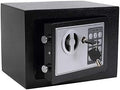 Yuanshikj Small Steel Security Safe Box with Keypad,Key;0.23 CuFt, Black by Yuanshikj