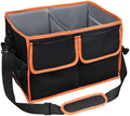 Large Grill Caddy Bag with Paper Towel Holder for Outdoor Grills, Black by Amerbro