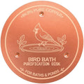 2-Pack Copper Disc for Bird Bath, 99.9% Pure Copper (Cardinal) by Raise+Your+Game