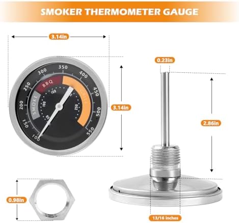 3695528R06 Grill Thermometer Fit for Oklahoma Joe's Smoker - Image 2