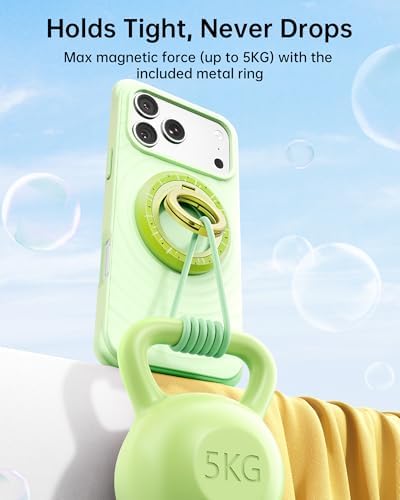 SYNCWIRE Magnetic Phone Ring Holder, for MagSafe Phone Grip Stand Kickstand - Image 2