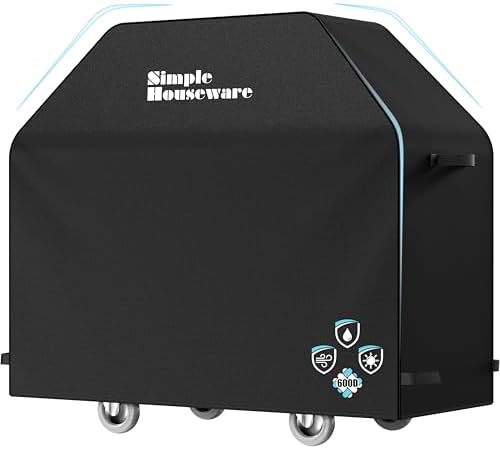 Simple Houseware 58 in. Heavy-Duty BBQ Gas Grill Cover, Waterproof by SimpleHouseware