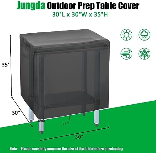 Outdoor Table Cover for 30 Inch Patio Prep Table Furniture - Image 2