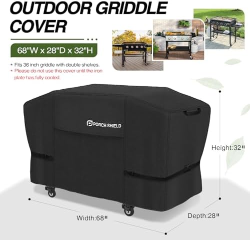 Porch Shield 36 inch 600D Waterproof Outdoor Griddle Cover - Image 2