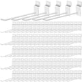 Tandefio 200 Pcs Slatwall Hooks 6 Inch Metal for Panel Display by Tandefio