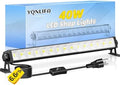 YQNLIFA 5400LM LED Shop Lights, Plug in Workbench Light for Garage by YQNLIFA-BlackLightParty