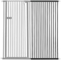 Lumizone Extra Tall Cat Gate Extension Kit 55.12" High 29.52" Wide Black by Lumizone