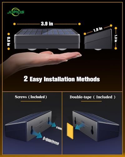 JOFIOS Solar Fence Lights 20 Pack, 50 Lumens Outdoor Solar Lights with 12 Modes RGB Color Glow LED，Waterproof, Solar Lights for Patio, Backyard, Deck, Fence, Railing - Image 6