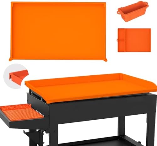 Full-Edge 28"XL 3-Piece Silicone Griddle Protection Kit by CLOAKMAN