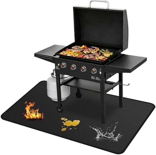 48 x 30 Inch Under Grill Mats for Blackstone Griddle Deck Protector by Unknown