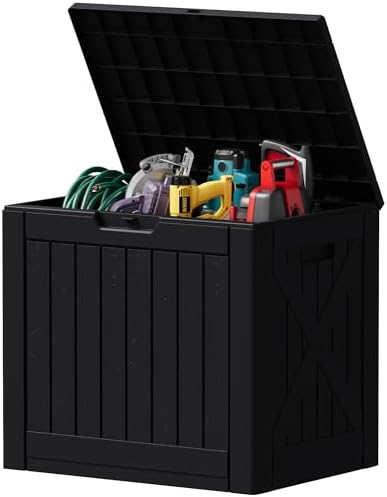 Devoko 40 Gallon Deck Box Lockable Outdoor Storage Box Waterproof for Patio by DEVOKO