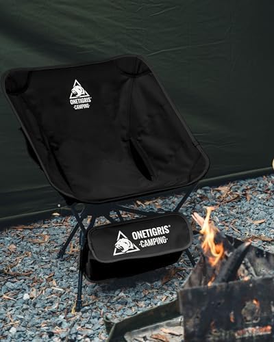 ONETIGRIS Tigerblade Camping Chair, Lightweight Folding Backpacking Hiking Chair, Compact Portable 330 lbs Capacity - Image 2