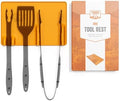 Yukon Glory Silicone Tool Rest Mat, Orange, Holds 3 Grill Tools by YukonGlory