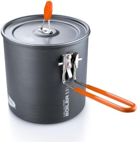 GSI Outdoors Halulite Boiler, Hard-Anodized Camp Pot, 1.1L & 1.8L by GSIOutdoors