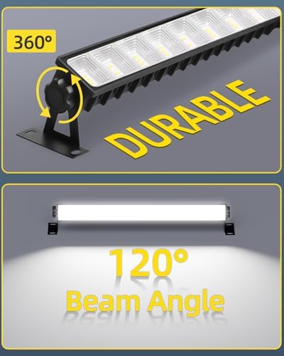5400LM Shop Light, Plug in Garage Light with Switch, IP66 for Workshop Yard - Image 4