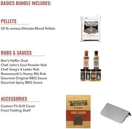 recteq Pellet Grill RT-380BD Bullseye Deluxe, WiFi Enabled Electric Pellet Smoker Grill, BBQ Outdoor, Smoke, Sear, and More - Image 2