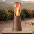 Tabletop Heater Patio Heater, 11,000 BTU Propane Patio Heater for Commercial, Balcony & Porch, Quartz Glass Tube, Portable Small Heater For Outdoor Use - Brown by MarsExplo