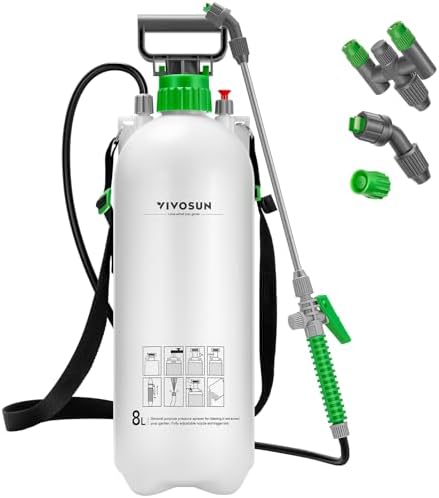 VIVOSUN 2.1 Gal/8L Pump Sprayer, Garden Water Sprayer by VIVOSUN