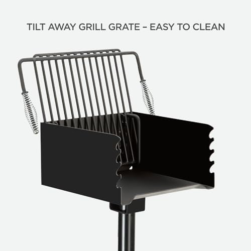 Park Grill Park Style Charcoal Grill In Ground Commercial Outdoor Grill - Image 4