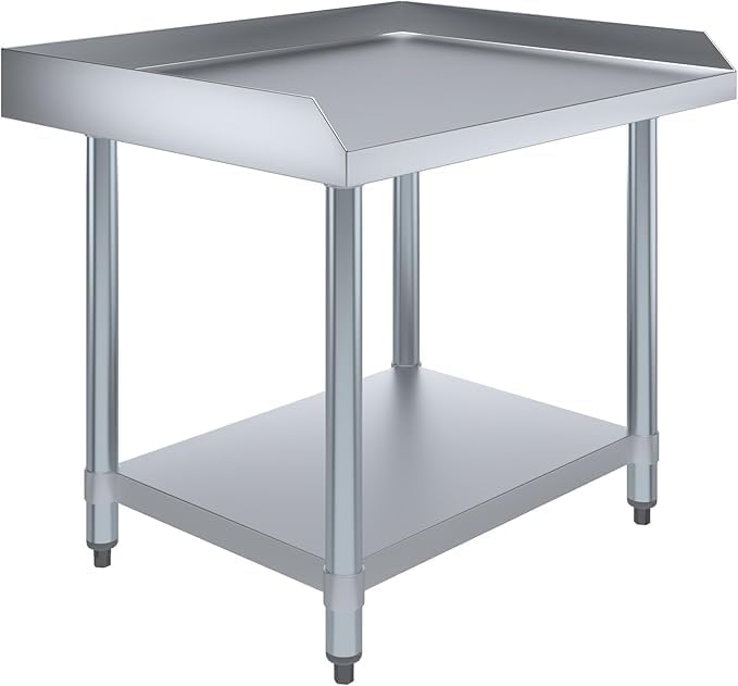 30" x 24" Stainless Steel Equipment Stand with Undershelf NSF by ExpressKitchQuip