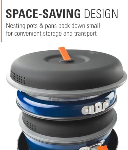 GSI Outdoors Bugaboo Ceramic Base Camper Cookset, Ceramic, Small to Large - Image 3