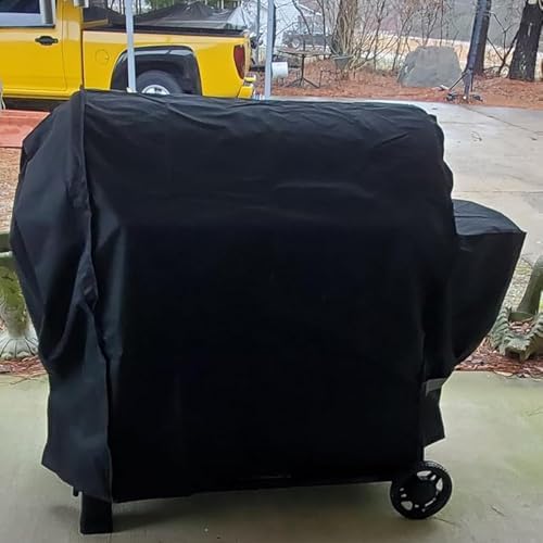 Grill Cover for Weber Searwood XL 600 Pellet Grill, 600D Waterproof - Image 3