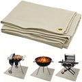 40" Fire Pit Mat Thickened Fireproof Wood Stove Under Grill Mat with Solo Stove for Wooden Deck BBQ Lawn Protection by Unknown