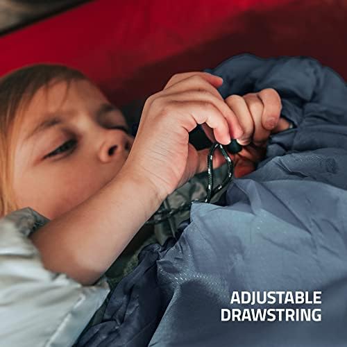 MalloMe Sleeping Bags for Adults Cold Weather & Warm - Backpacking Camping Sleeping Bag for Kids 10-12, Girls, Boys - Lightweight Compact Camping Essentials Gear Accessories Hiking Sleep Must Haves - Image 5