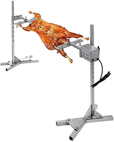 BBQ Grill Rotisserie Kit Up to 70lb Pig Spit Rotisserie Grill Heavy Duty for Pig Rotisserie Hog Lamb Outdoor Party Campfire Barbecue by Unknown