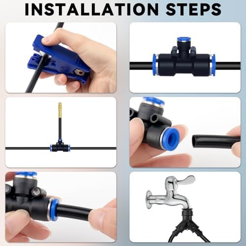 98.4Ft Drip Irrigation Kit System, 360° Bendable Garden Irrigation System - Image 5