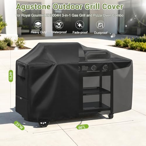 66 Inch Grill Cover for Royal-Gourme-t Gas Grill Pizza Oven Combo 3-in-1 - Image 2