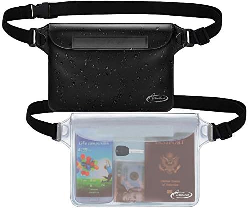 AiRunTech Waterproof Fanny Pack,Phone Pouch Dry Bag for Passport Wallet Purse,Floating Waterproof Bags for Travel Beach Swimming Kayaking Boating Cruise Accessories by AiRunTech
