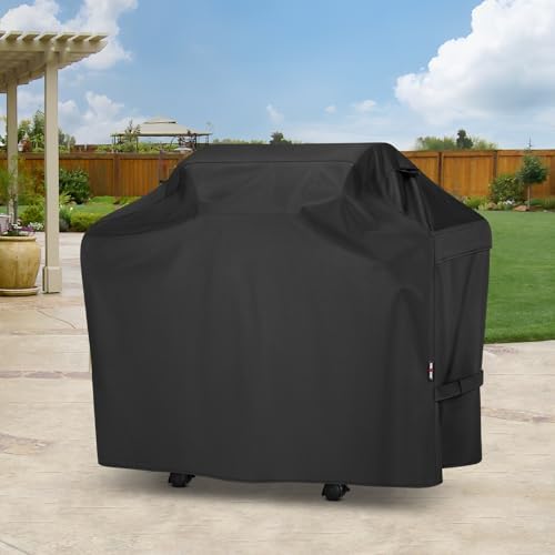 Unicook Grill Cover for Outdoor Grill Heavy Duty Waterproof, 50 Inch, Black - Image 7