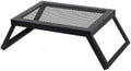 REDCAMP Folding Campfire Grill Grate, Portable Heavy Duty Steel Grate, Fire Pit Grill Grate for Outdoor Camping Cooking BBQ by REDCAMP
