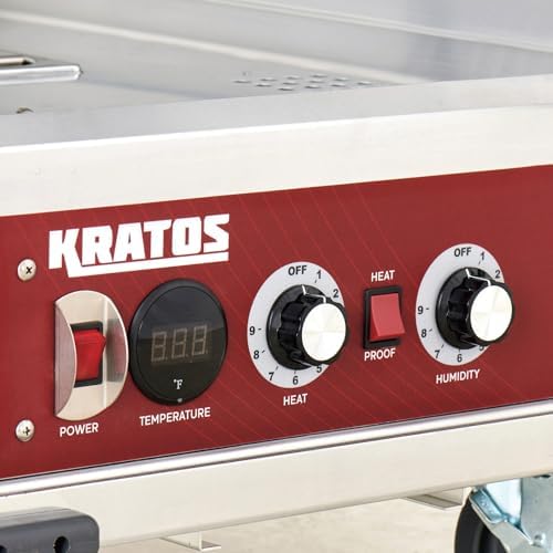 Kratos Insulated Full-Size Holding and Proofing Cabinet Clear Dutch Doors - Image 7