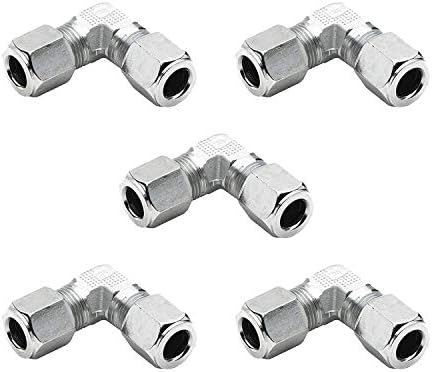 Misting Fittings (Stainless Steel Union Elbow-Pack of 5) by Mistcooling