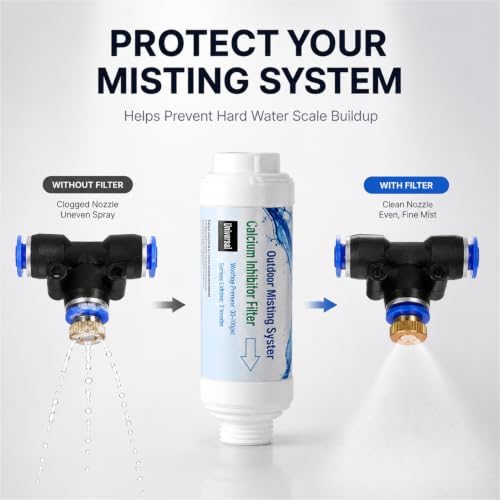 H&G lifestyles Misting System Calcium Inhibitor Filter for Patio - Image 5