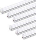 Barrina LED T5 Integrated Single Fixture, 4FT, 2200lm, 3000K, 20W, 6 Packs by Barrina