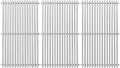 Uniflasy 17 Inch Stainless Steel Grill Grates for Nexgrill 720-0896B by Uniflasy